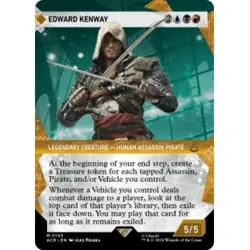 EDWARD KENWAY (SHOWCASE) Universes Beyond: Assassin's Creed Magic MTG MINT CARD - Image 1