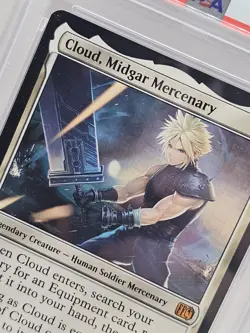 PSA 10 Cloud, Midgar Mercenary Final Fantasy VII MTG Regular - Image 2