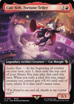 Cait Sith, Fortune Teller (Extended Art) Commander: Final Fantasy Regular - Image 1