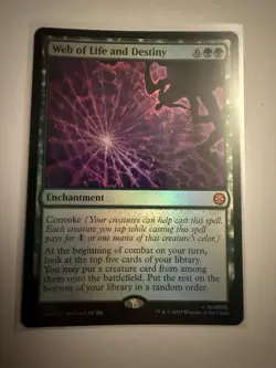 Web of Life and Destiny Marvel's Spider-Man Foil Magic The Gathering Nm/M - Image 1