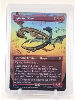 RAN AND SHAW 2025 MTG AVATAR: THE LAST AIRBENDER RARE 4/4 Q4856 - Image 1
