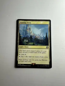 Starting Town NM Final Fantasy Magic the Gathering Mtg Near Mint Land - Image 1