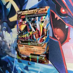 Pokemon TCG XY Primal Clash Groudon EX Ultra Rare Holofoil Card 86/160 - Image 2