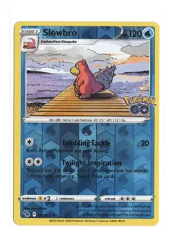 Slowbro 020/078 Reverse Holo Pokemon Go Uncommon Water TCG 2022 - Image 1