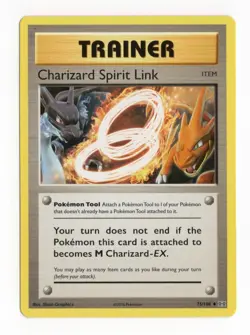 Charizard Spirit Link 75/108 Pokemon XY Evolutions Item 2016 TCG Uncommon - Image 1