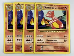 Charmeleon 10/108 (4X) Playset Lot Pokemon XY Evolutions Uncommon Fire TCG 2016 - Image 1