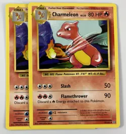 Charmeleon 10/108 (2X) Lot Pokemon XY Evolutions Uncommon Fire TCG 2016 - Image 1