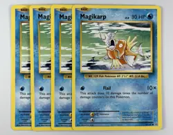 Magikarp 33/108 (4x) Playset Lot Pokemon XY Evolutions Common Flat Shipping - Image 1