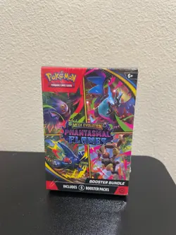 Pokemon TCG Mega Evolutions Phantasmal Flames Booster Bundle Sealed New - Image 1