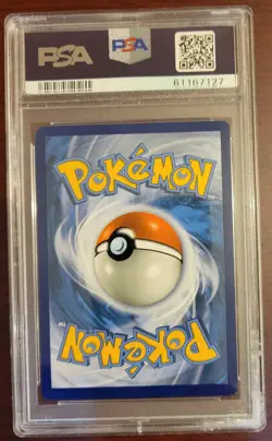 PSA 8 NM - MINT POKEMON Hidden Fates Giovanni's Exile Reverse Holo #57 *Cracks* - Image 2