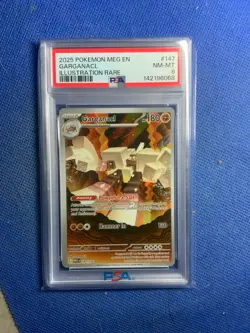 2025 POKEMON MEG EN-MEGA EVOLUTION ILLUSTRATION RARE #147 GARGANACL PSA 10 - Image 1