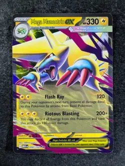 2025 Pokemon MEGA MANECTRIC EX #050/132 Mega Evolution Double Rare Holo English - Image 1