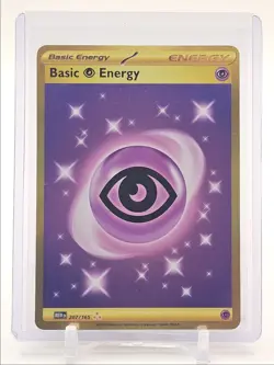 BASIC PSYCHIC ENERGY 2023 POKEMON SCARLET & VIOLET 151 HYPER RARE Q4856 - Image 1