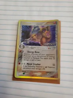 Pokemon Marowak EX Delta Species 10/113 Reverse Holo English 2005 - Image 1