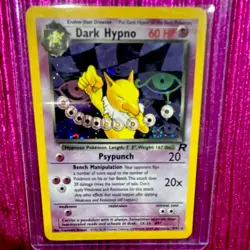 Pokemon Dark Hypno Team Rocket 9/82 Holo Rare - NM - Image 1