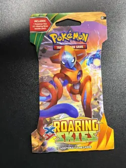 Pokemon TCG XY Roaring Skies Sealed Sleeved Booster Pack. - Image 1