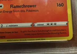 Special Delivery Charizard *Holo Bleed Error/ Swirl* Pokemon Center Promo PSA 8 - Image 5