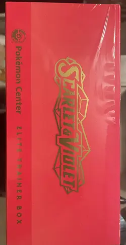 Scarlet & Violet Base Set Pokemon Center Elite Trainer Box ( Tear on top of box) - Image 5