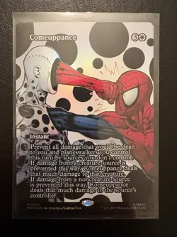 Comeuppance Borderless FOIL - Mythic - Marvel Universe Eternal-Legal MTG 001 - Image 1