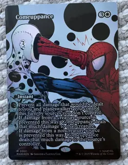 Comeuppance Borderless Foil - Mythic - Marvel Universe Eternal-Legal MTG 001 - Image 1