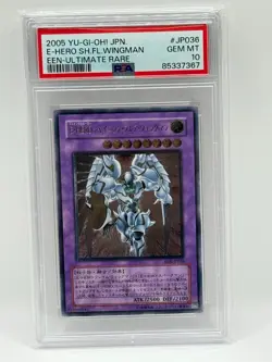 Yu-Gi-Oh Elemental HERO Shining Flare Wingman EEN-JP036 Ultimate PSA 10 Japanese - Image 1