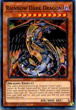 Rainbow Dark Dragon LDS1-EN100 Yu-Gi-Oh! Near Mint 1st Edition - Image 1