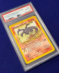 PSA 8 Shining Charizard #107 Neo Destiny 2002 Pokemon - Image 2