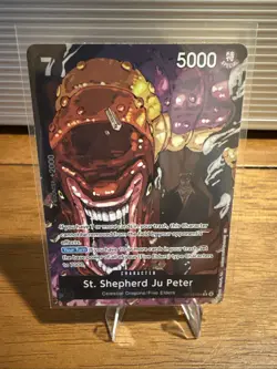 One Piece TCG OP13 St Shepherd Ju Peter Alt Art OP13-084 Carrying On His Will - Image 1