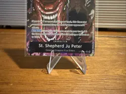 One Piece TCG OP13 St Shepherd Ju Peter Alt Art OP13-084 Carrying On His Will - Image 4