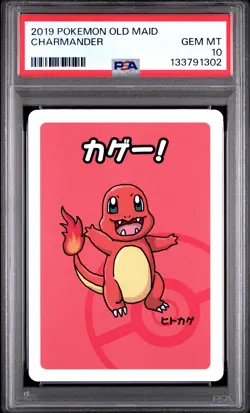 2019 POKEMON OLD MAID CHARMANDER PSA 10 - Image 1