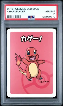 2019 POKEMON OLD MAID CHARMANDER PSA 10 - Image 1