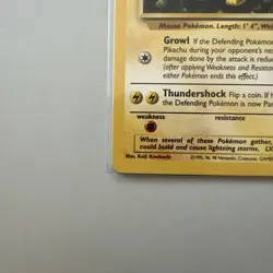 Ivy Pikachu 1 Black Star Promo 1999 Pokemon TCG Card LP - Image 2