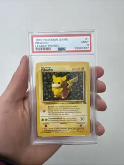 Pokemon TCG Pikachu Ivy League WOTC Promo 1999 PSA 9 Mint - Image 1