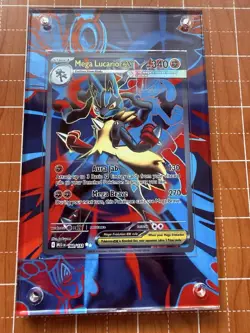 Mega Lucario EX 160/132 Mega Evolution Pokemon Extended Artwork Case - Image 2