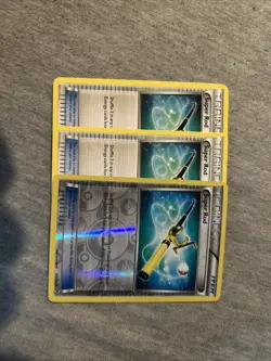3x Pokemon TCG Super Rod 149/162 XY BREAKthrough Regular Trainer Card 2015 LP - Image 1