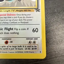 #149 Dragonite pokemon the first movie promo card. 1999 wizards. LP - Image 5