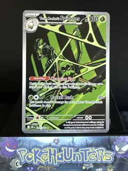 Pokemon Card Team Rocket's Spidops 187/182 Illustration Rare Destined Rivals - Image 1
