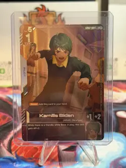 Gundam Card Game TCG Kamille Bidan R+ GD02-097 Alt Art Dual Impact - Image 1