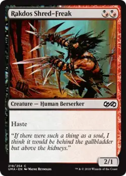 x1 Rakdos Shred-Freak - Ultimate Masters - NM - MTG - Image 1