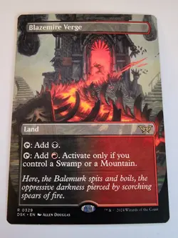 Blazemire Verge (Borderless) Duskmourn: House of Horror Regular - Image 1