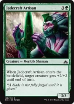 x1 Jadecraft Artisan - Rivals of Ixalan - NM - MTG - Image 1