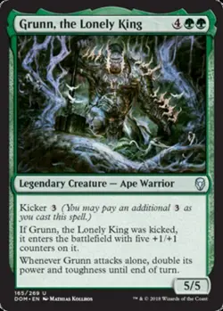 x1 Grunn, the Lonely King - Dominaria - NM - MTG - Image 1