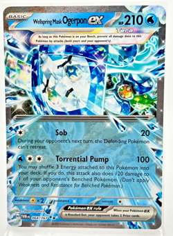 Wellspring Mask Ogerpon EX 064/167 Pokemon Card 2024 Twilight Masquerade - Image 1