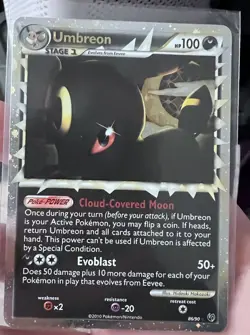 Pokemon TCG Umbreon Prime 86/90 Undaunted Holo Card - Image 2