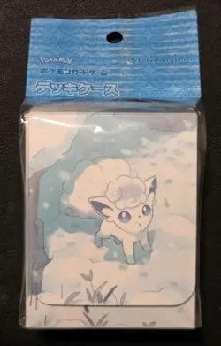 NEW OFFICIAL POKEMON CENTER JAPANESE ALOLAN VULPIX DECK BOX - Image 1