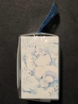 NEW OFFICIAL POKEMON CENTER JAPANESE ALOLAN VULPIX DECK BOX - Image 2