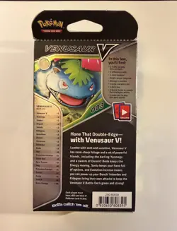 Venusaur V Pokemon cards TCG V Battle Deck FACTORY SEALED 2021 - Image 2