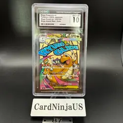 CGC GEM MINT 10 Mega Dragonite ex MA 232/193 M2a MEGA Dream ex Pokemon Card 87 - Image 1