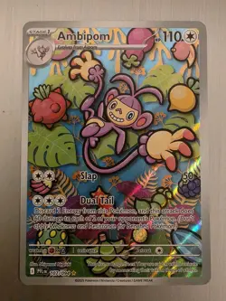 Pokemon TCG Ambipom 107/094 Phantasmal Flames Illustration Rare *Near Mint* - Image 1