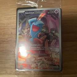 Team Rocket's Wobbuffet SVP 203 NM Promo Pokemon TCG Destined Rivals - Image 1
